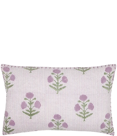 John Robshaw Lucy Lavender Blossom Decorative Pillow