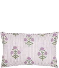 John Robshaw Lucy Lavender Blossom Decorative Pillow