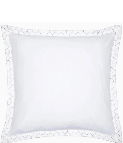 John Robshaw Organic Cotton Percale Stitched Euro Sham