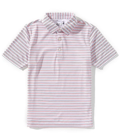 Johnnie-O Big Boys Kamdon Stripe Polo Shirt