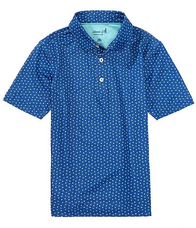 Johnnie-O Big Boys 8-20 Top O Mornin Printed Performance Jersey Polo Shirt