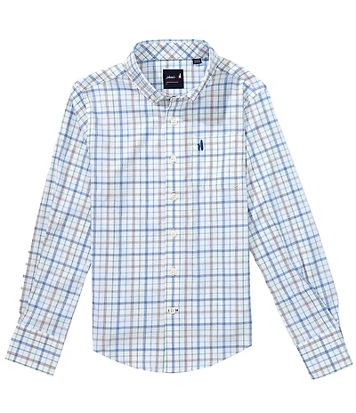 Johnnie-O Big Boys Maarten Plaid Sportshirt