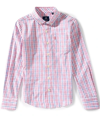 Johnnie-O Big Boys Tinsley Plaid Woven Sportshirt