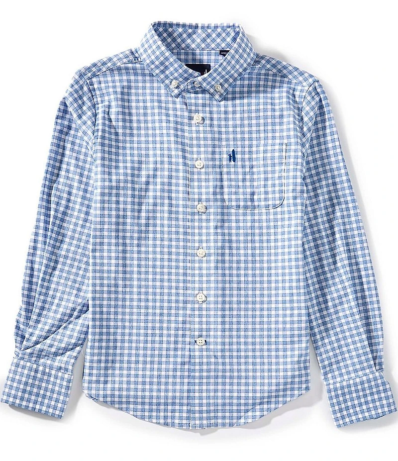 Johnnie-O Big Boys Westwood Gingham Sport Shirt