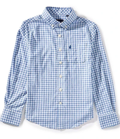 Johnnie-O Big Boys Westwood Gingham Sport Shirt