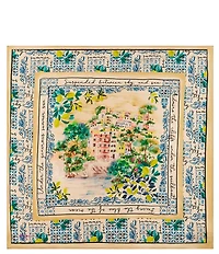 JOHNNY WAS Olympe Print Silk Square Scarf
