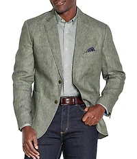 Johnston & Murphy Conley Washed Linen Blazer