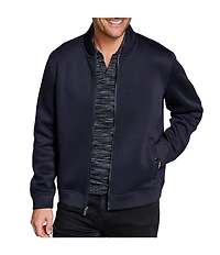 Johnston & Murphy Knit Bomber Jacket