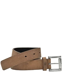 Johnston & Murphy Boys' Scored Leather Belt