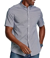 Johnston & Murphy Logan Mini Floral Print Short-Sleeve Woven Shirt