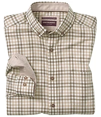 Johnston & Murphy Melange Check Long Sleeve Woven Shirt
