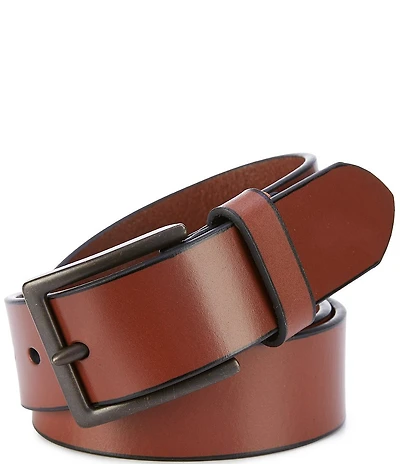 Johnston & Murphy Men's Rivet Leather Belt