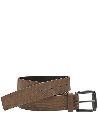 Johnston & Murphy Men's Scored Roller Buckle Belt