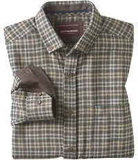 Johnston & Murphy Neal Heather Long Sleeve Woven Shirt