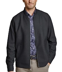 Johnston & Murphy Pattern Full Zip Jacket