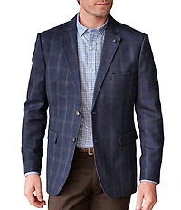 Johnston & Murphy Townsend Large Plaid Dress Blazer