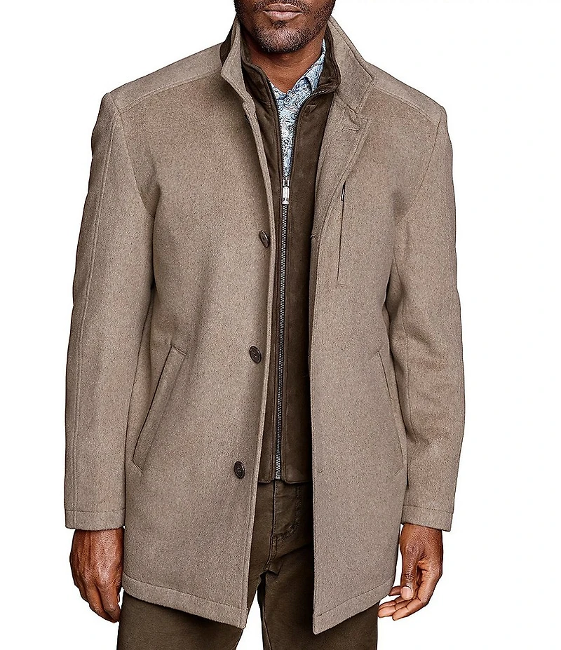 Johnston & Murphy Upton Luxe Cashmere Car Coat