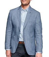 Johnston & Murphy Washed Linen Blazer