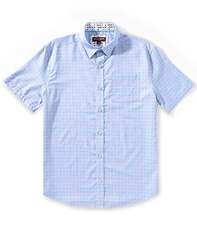 Johnston & Murphy Watermelon Print Short Sleeve Woven Shirt