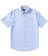 Johnston & Murphy Watermelon Print Short Sleeve Woven Shirt