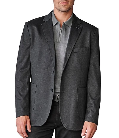 Johnston & Murphy XC Flex Pinnacle Knit Grid Blazer