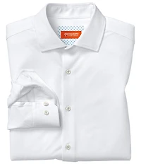 Johnston & Murphy XC+ Motion Solid Long Sleeve Woven Shirt