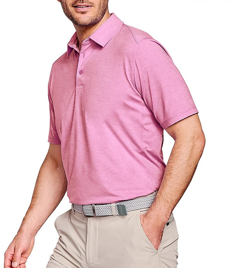 Johnston & Murphy XC4 Solid Performance Stretch Short Sleeve Polo Shirt