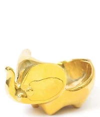 Jonathan Adler Brass Elephant Ring Bowl