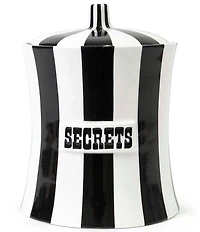 Jonathan Adler Vice Secrets Striped Canister