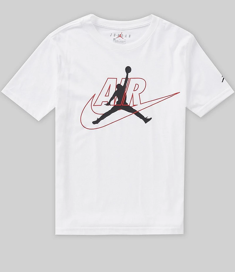 Jordan Big Boys Short Sleeve Swoosh Tee