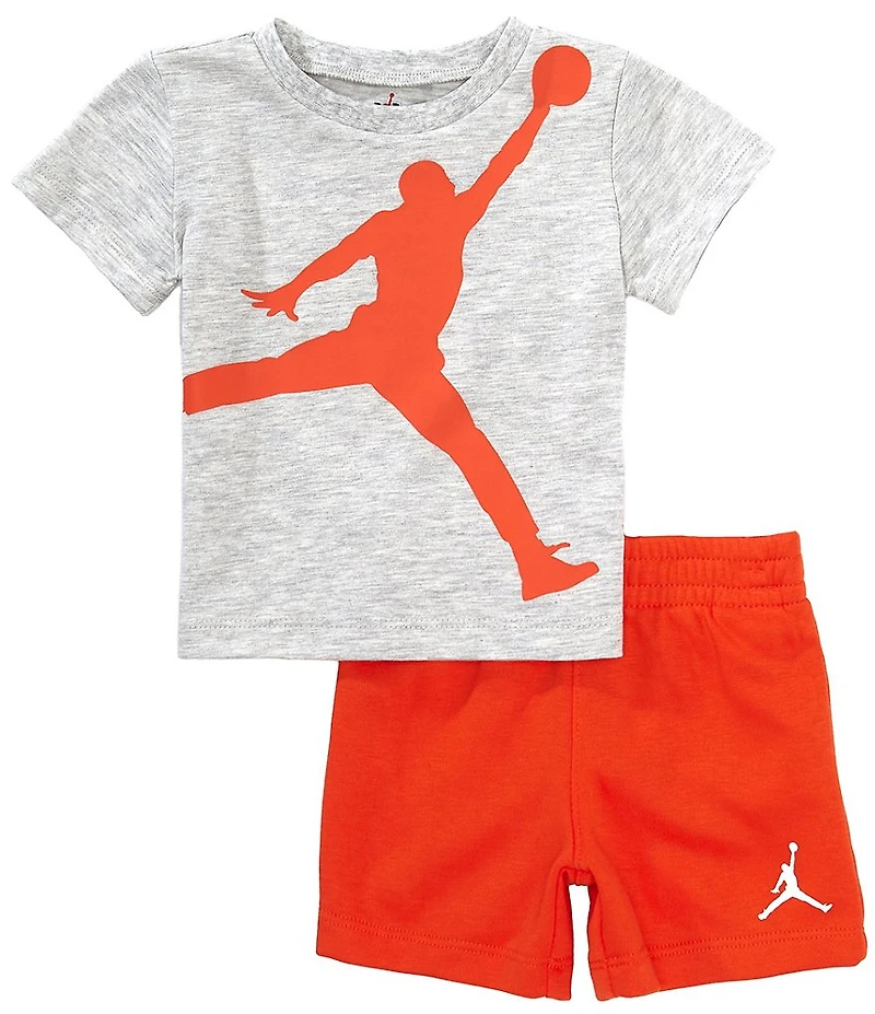 Jordan Baby Boys Short-Sleeve Jumbo Jumpman Graphic Tee & Matching Shorts Set
