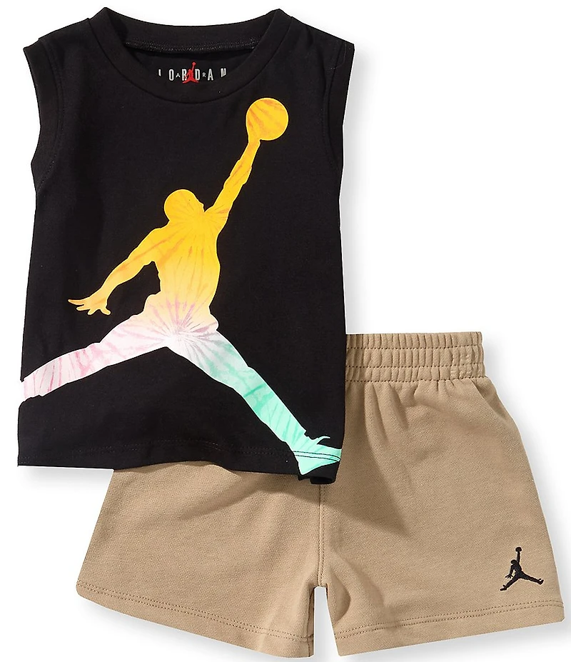 Jordan Baby Boys Short Sleeve Festival Tee & Shorts 2-Piece Set