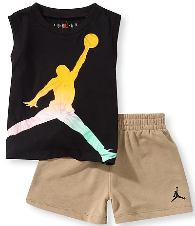Jordan Baby Boys Short Sleeve Festival Tee & Shorts 2-Piece Set