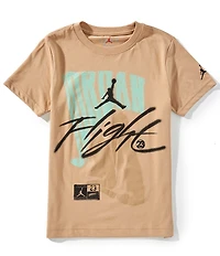 Jordan Big Boys Short-Sleeve Fadeaway Flight T-Shirt