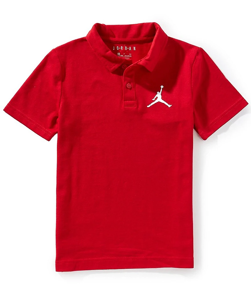 Jordan Big Boys Short Sleeve Jumpman Air Pique Polo Shirt