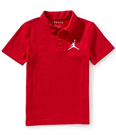 Jordan Big Boys Short Sleeve Jumpman Air Pique Polo Shirt