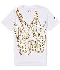 Jordan Big Boys Short-Sleeve Jumpman Chain T-Shirt