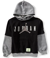 Jordan Big Boys Long-Sleeve Future Flight Fleece Hoodie