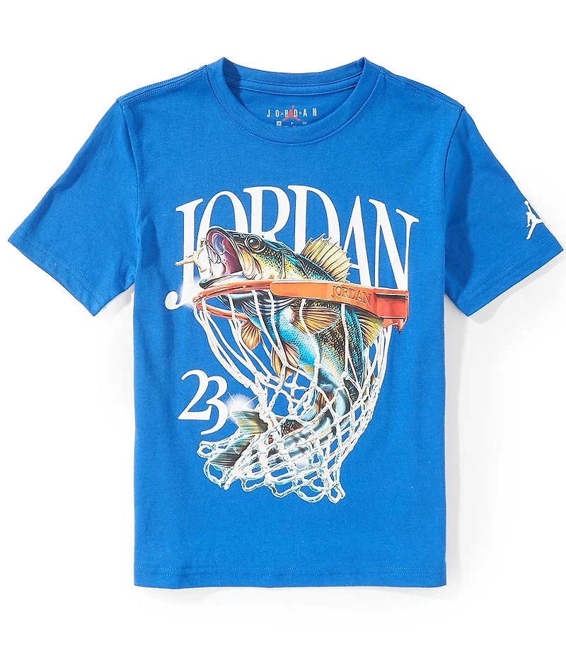 Jordan Big Boys Short Sleeve Catch Of The Day Tee