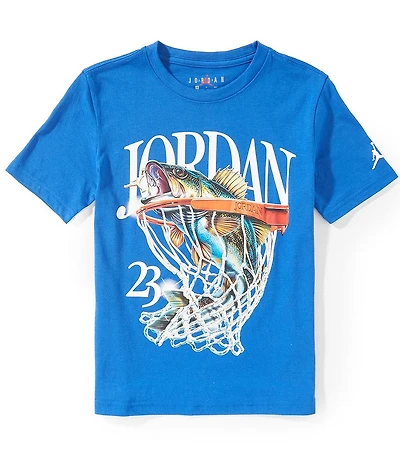 Jordan Big Boys Short Sleeve Catch Of The Day Tee