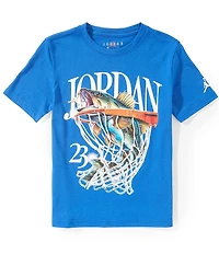 Jordan Big Boys Short Sleeve Catch Of The Day Tee