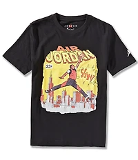 Jordan Big Boys Short-Sleeve Comic Slam T-Shirt