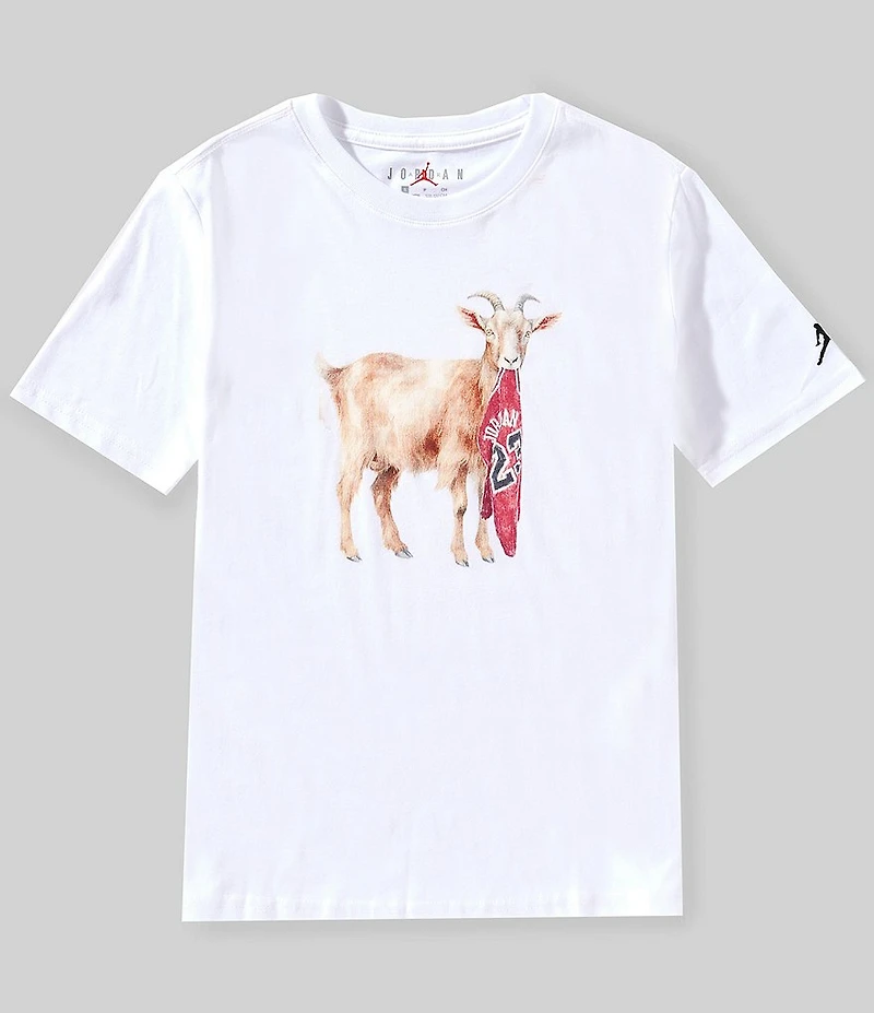 Jordan Big Boys Short Sleeve MJ Goat T-Shirt