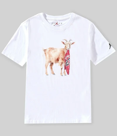 Jordan Big Boys Short Sleeve MJ Goat T-Shirt