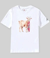 Jordan Big Boys Short Sleeve MJ Goat T-Shirt