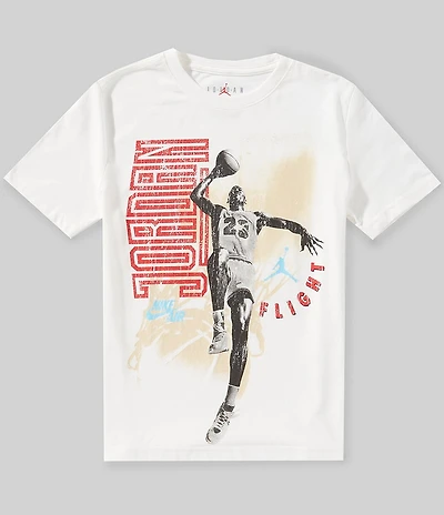 Jordan Big Boys Short Sleeve Retro Hangtime Tee