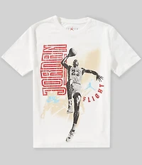 Jordan Big Boys Short Sleeve Retro Hangtime Tee