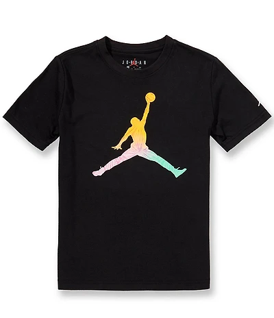 Jordan Big Boys Short-Sleeve Tie-Dye-Jumpman-Graphic T-Shirt