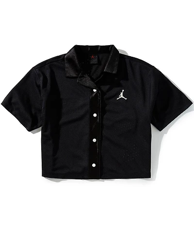 Jordan Big Girls Jumpman Training Mesh Camp Top