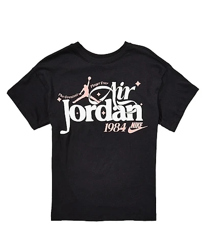 Jordan Big Girls Short Sleeve 84 Dream Tee Shirt
